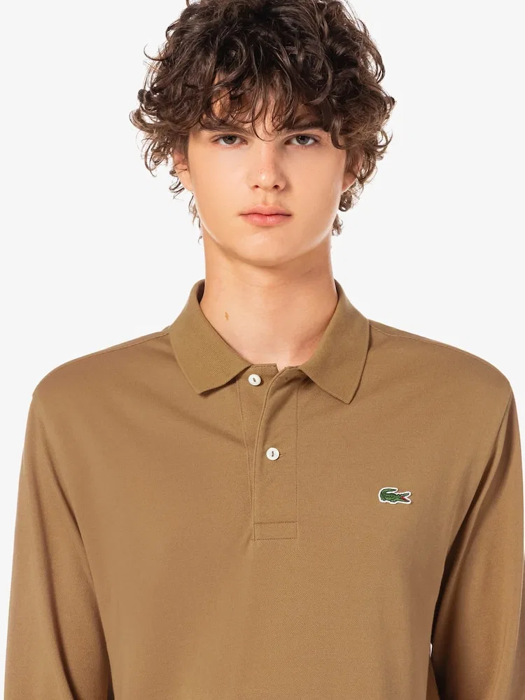 Футболка с длинным рукавом Regular Fit LACOSTE, Ocher — фото 2