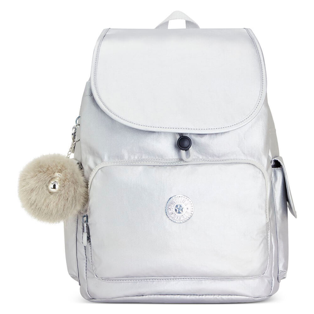 

Рюкзак Kipling City Pack, серебристый