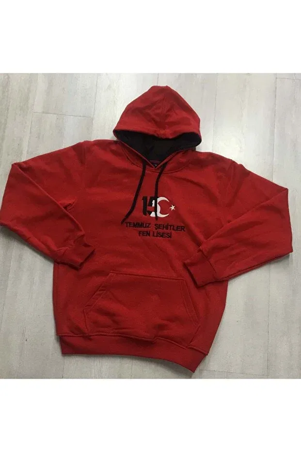 Детские свитшот для девочек с капюшоном Başak Çocuk Giyim, Red