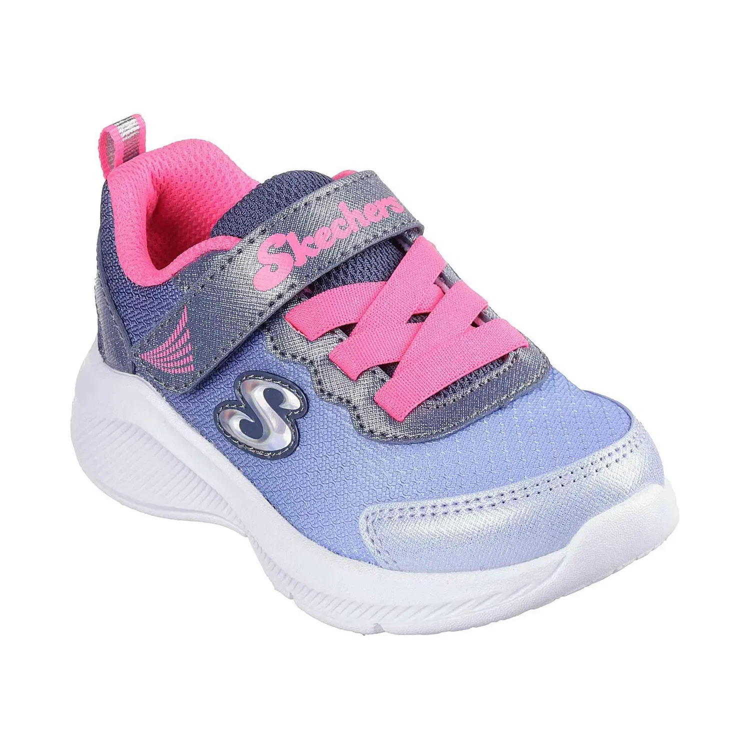 Детские кроссовки для девочек Skechers 303579NNVHP, Blau — фото 3