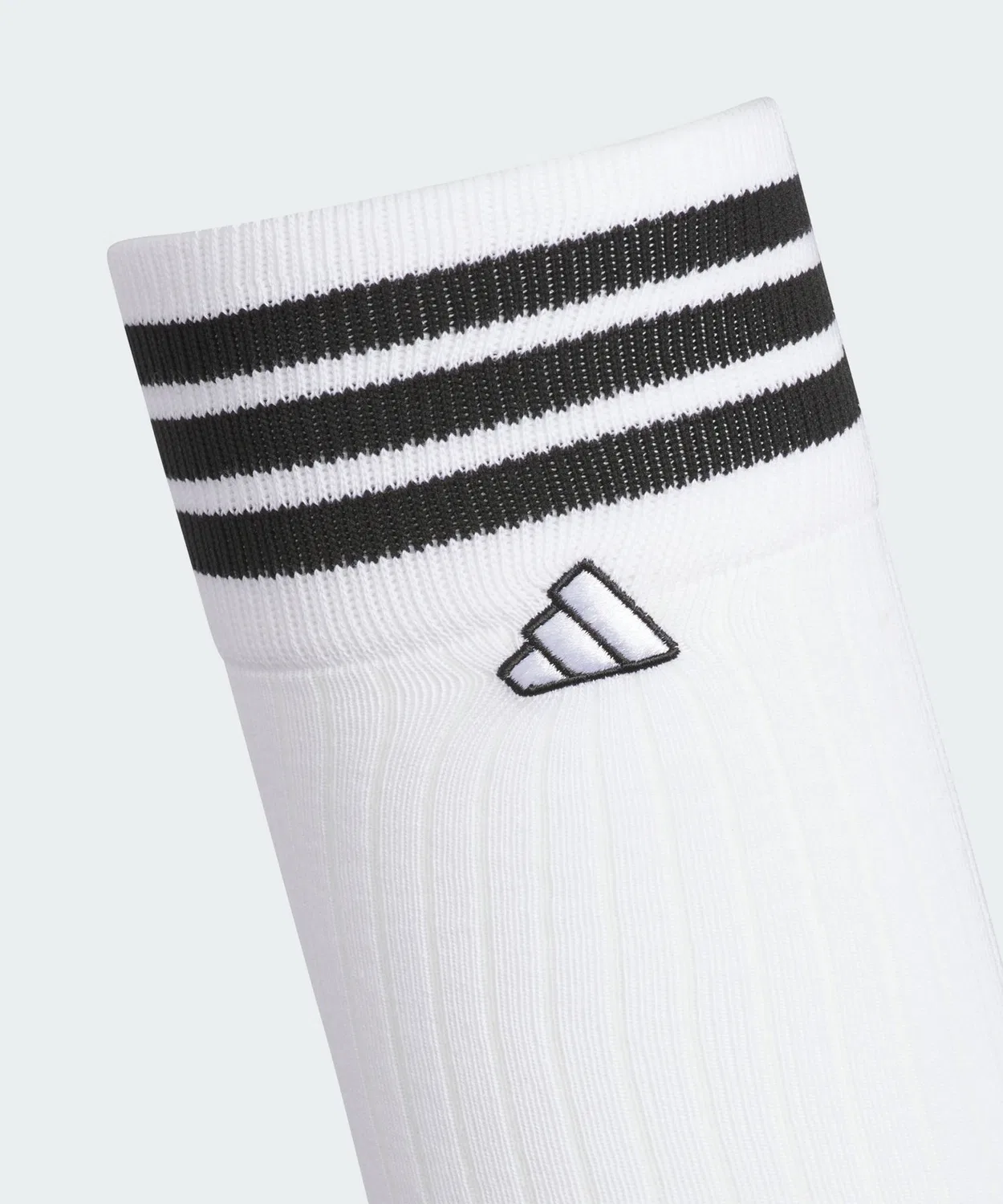 Женские носки для гольфа с длинным голенищем, модель Three Stripes Knee-High Adidas, Белый — фото 3