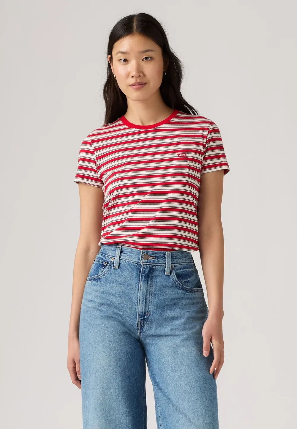 Идеальная футболка - футболка с принтом Levi'S, Red/Offwhite — фото 2