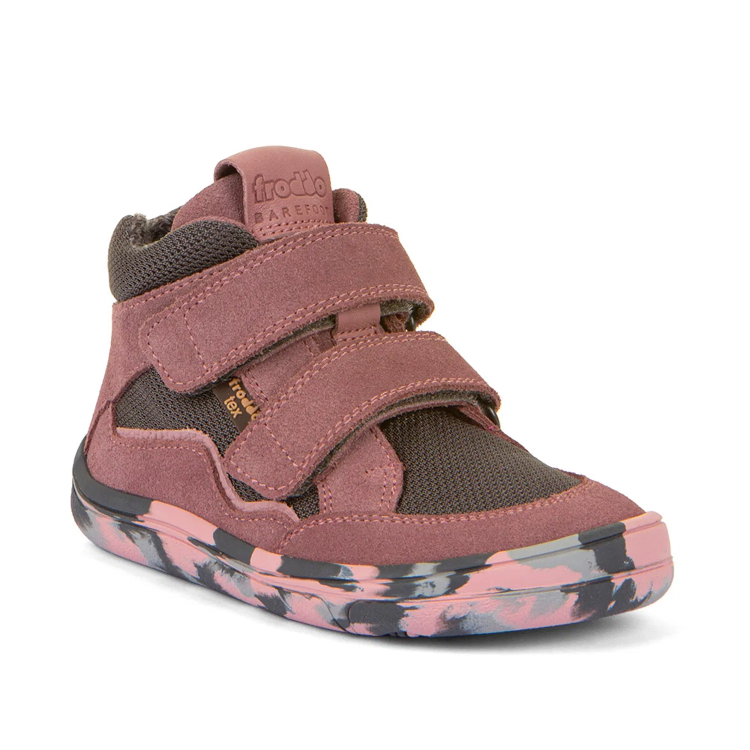 Детские ботинки для ходьбы Barefoot TEX Fun Autumn Froddo, Rose-Grau