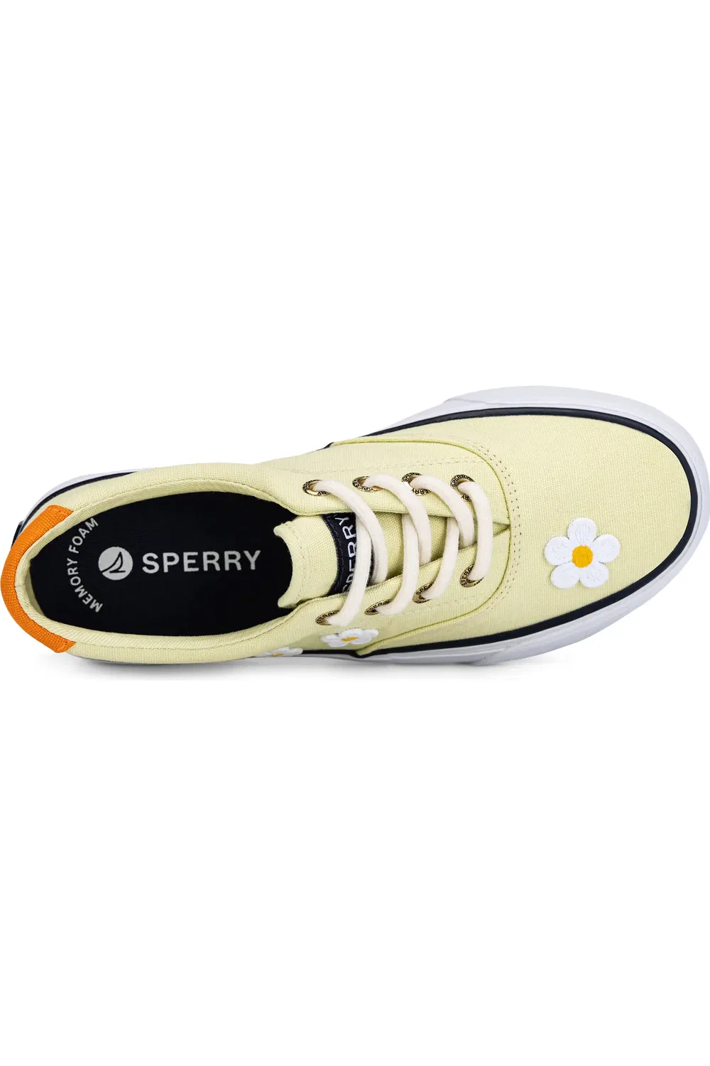 Детские кеды на платформе классические CVO Sperry, Lemon Delight — фото 4