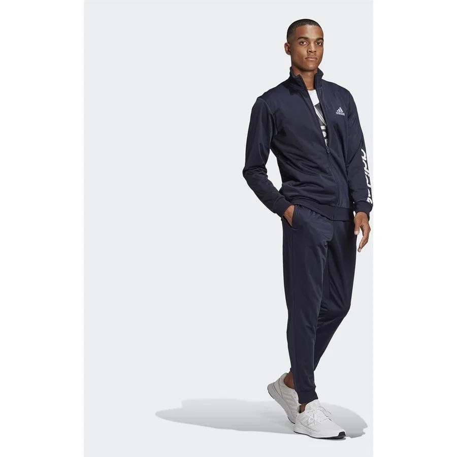 Спортивный костюм из полиэстера adidas Tracksuit Lin TR TT TS, Темно-синий — фото 2