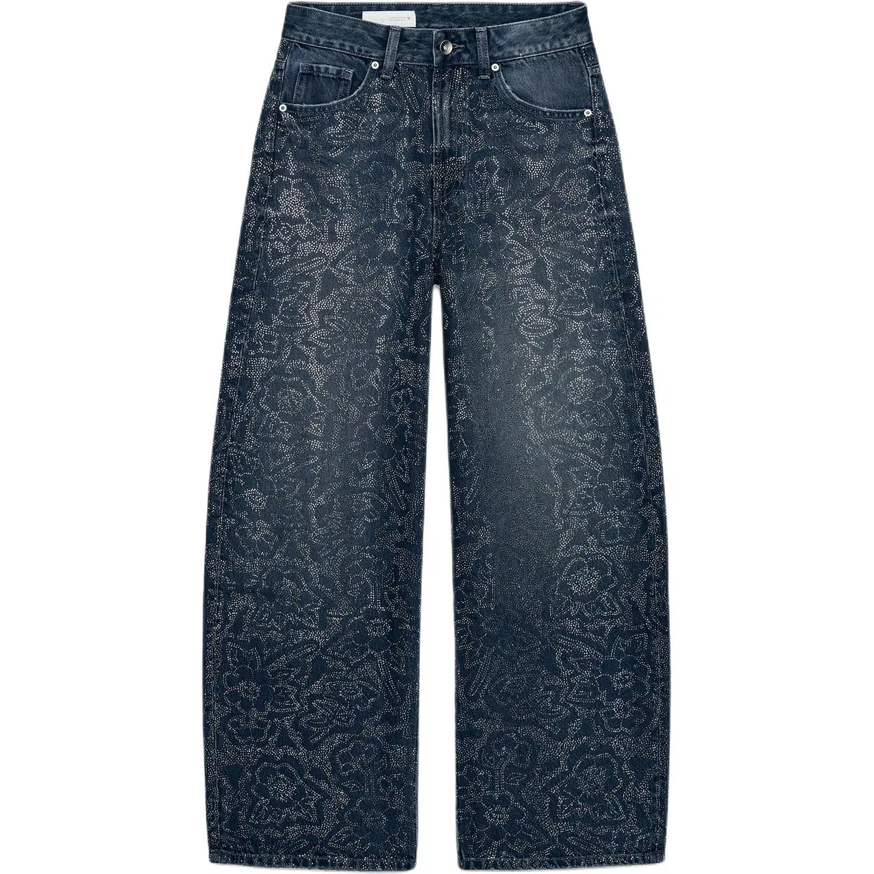 Женские джинсы прямого кроя Bright Blue ZARA, Bright Blue