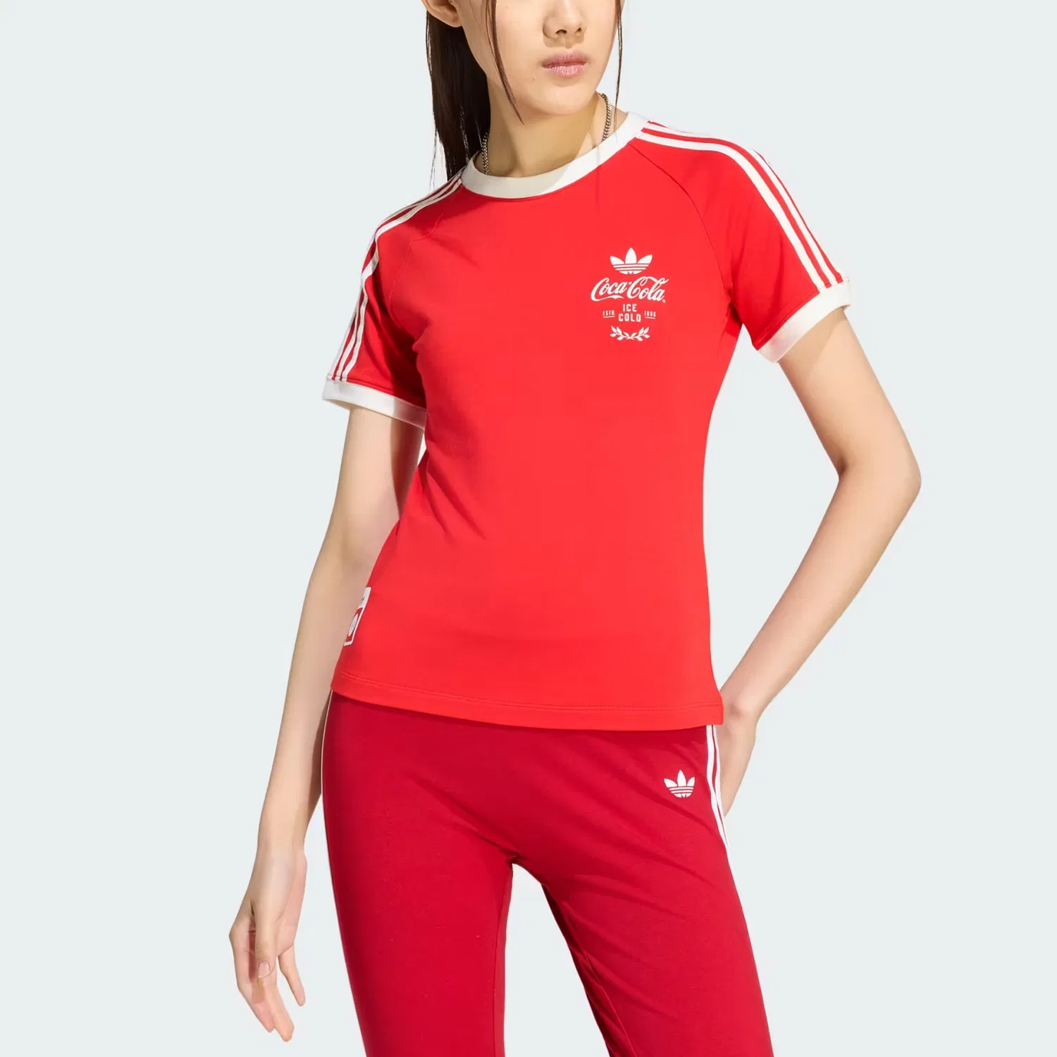 Футболка Coca Cola, Adidas Originals, Bright Red — фото 4