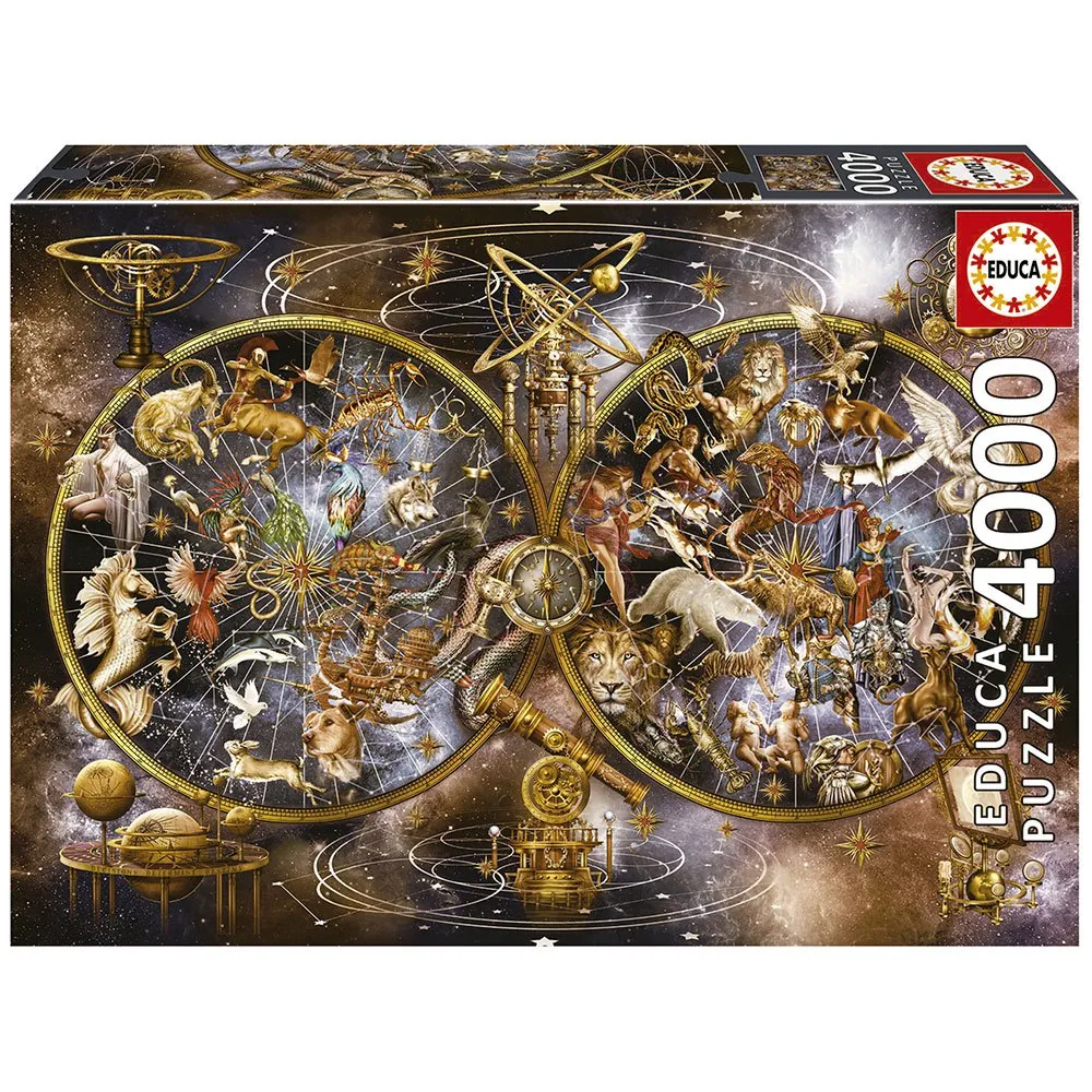 

Пазл Educa Constellations, 4000 деталей, золотой