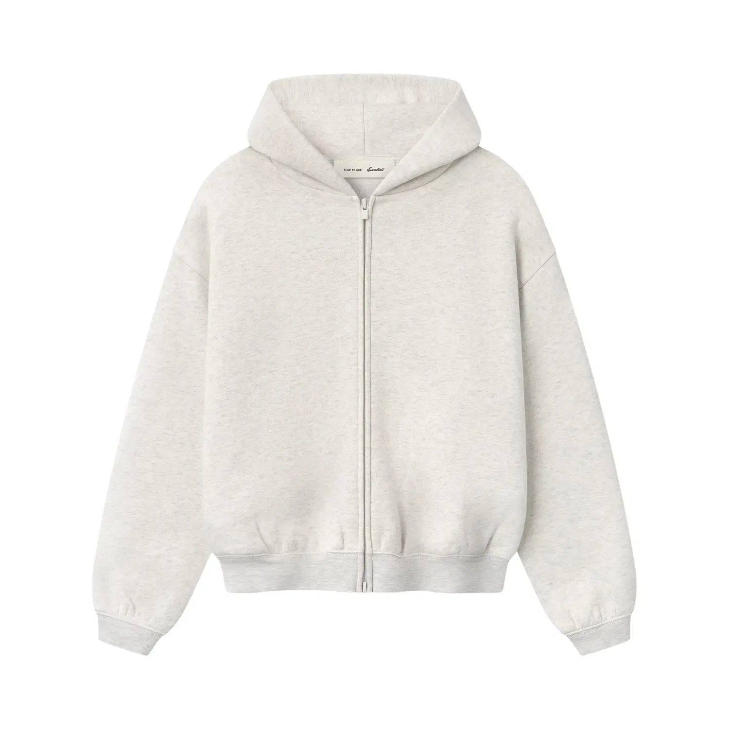 Классическая толстовка на молнии Fear of God Essentials, кремовый