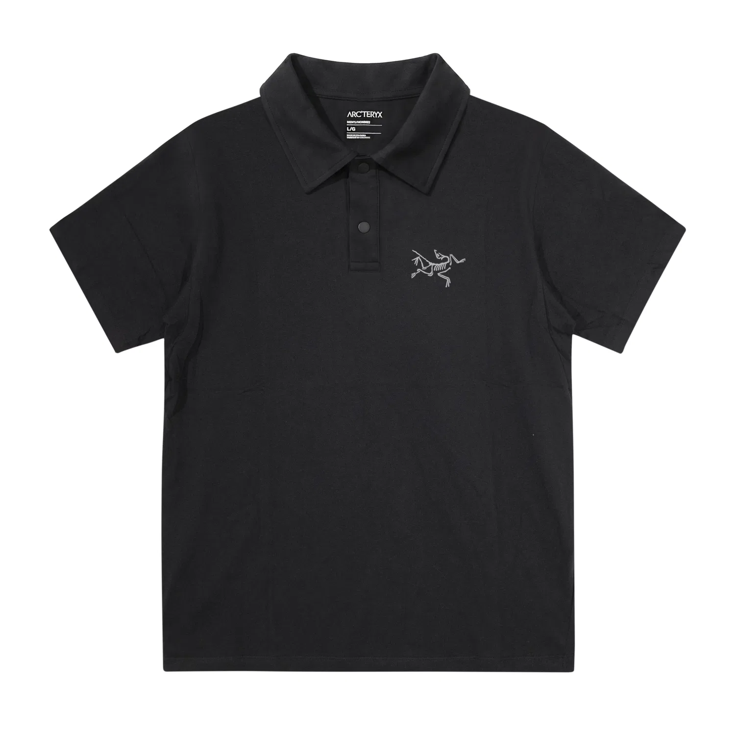 Футболка с круглым вырезом, прямая посадка KRAGG, Arcteryx, Black