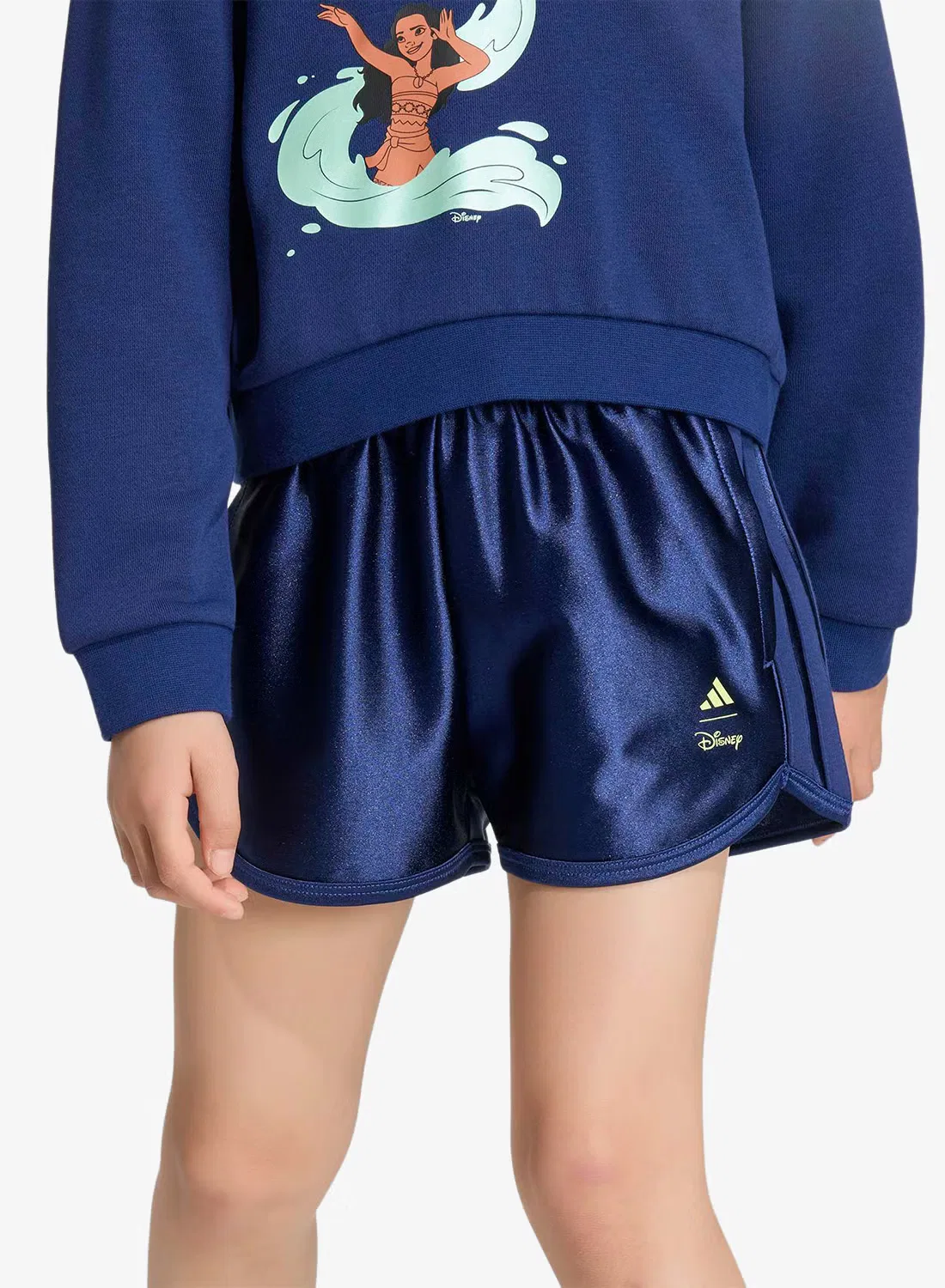 Комплект из футера с принтом Disney Adidas, темно-синий — фото 4