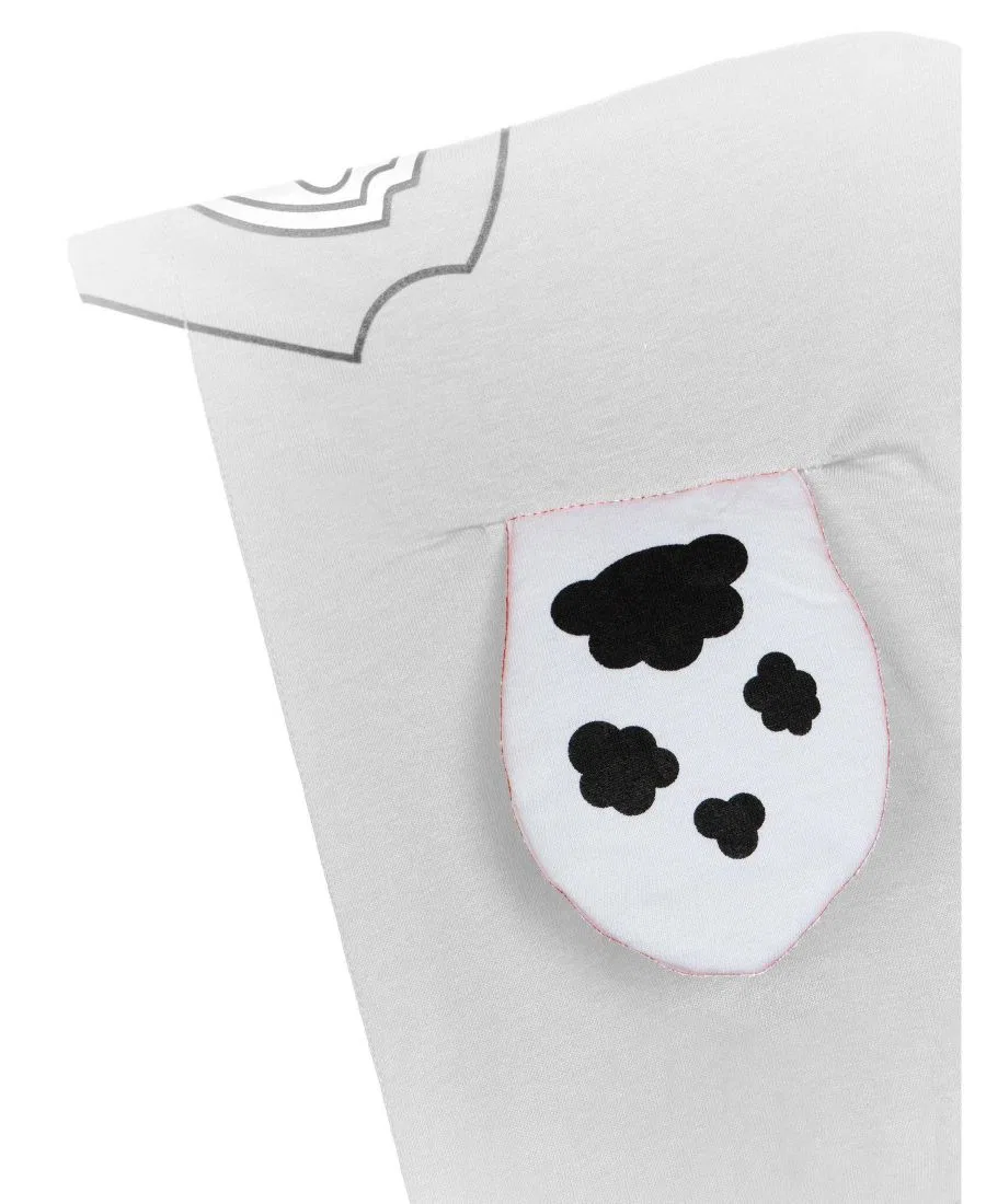 Детская худи-футболка с капюшоном с принтом Marshall Bright Red Paw Patrol — фото 2