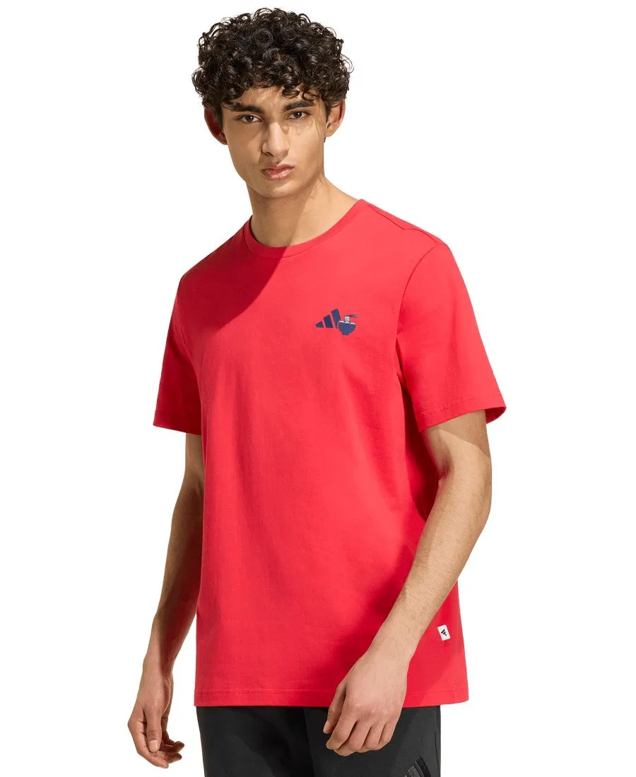 Футболка с принтом Ramen adidas, Pure Ruby — фото 3