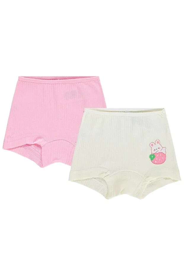Детский комплект боксеров для девочек с цветочным принтом 2-Piece Boxer Set Civil Girls, Standard
