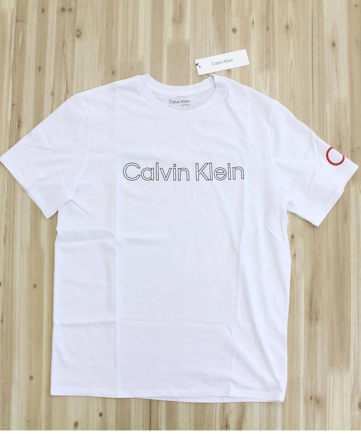 Футболка с длинным рукавомс принтом Calvin Klein, White — фото 4