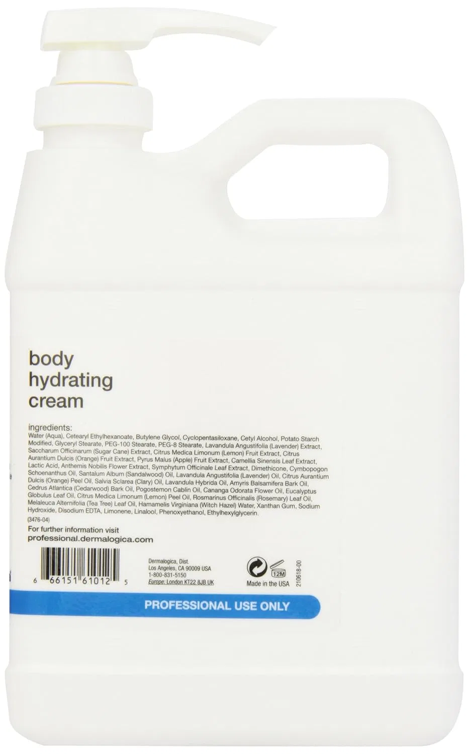 Гель для тела увлажняющий Dermalogica Body Hydrating Cream, 946 мл