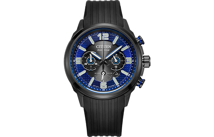 

CITIZEN Часы Ecology Drive Collection Solar Quartz Movement Rubber Strap Watch Men's Watch Blue Dial, Blue Dial