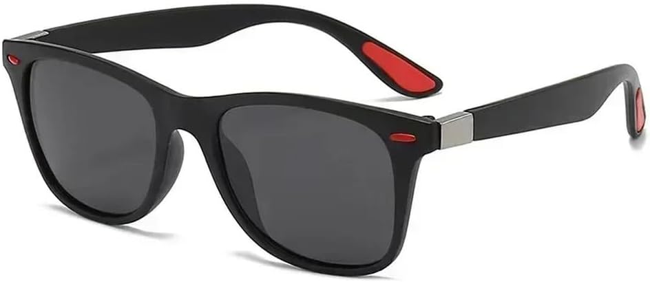 

Поляризованные солнцезащитные очки для мужчин TR90, модные солнцезащитные очки для женщин, цветная пленка, защита от УФ-излучения, очки для защиты от солнца на открытом воздухе HYYZZC, Matte Black