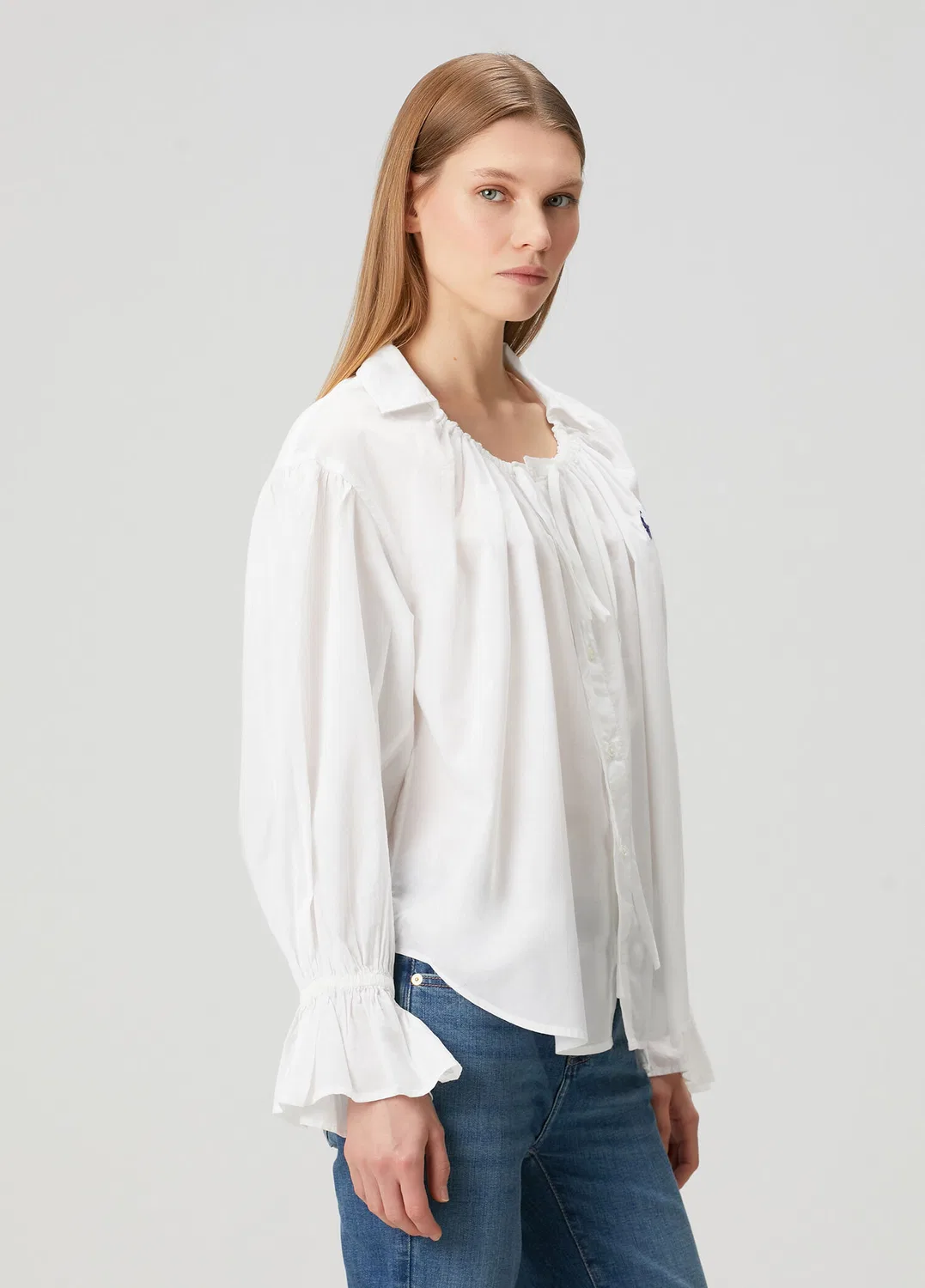Блуза Polo Ralph Lauren, белый — фото 3