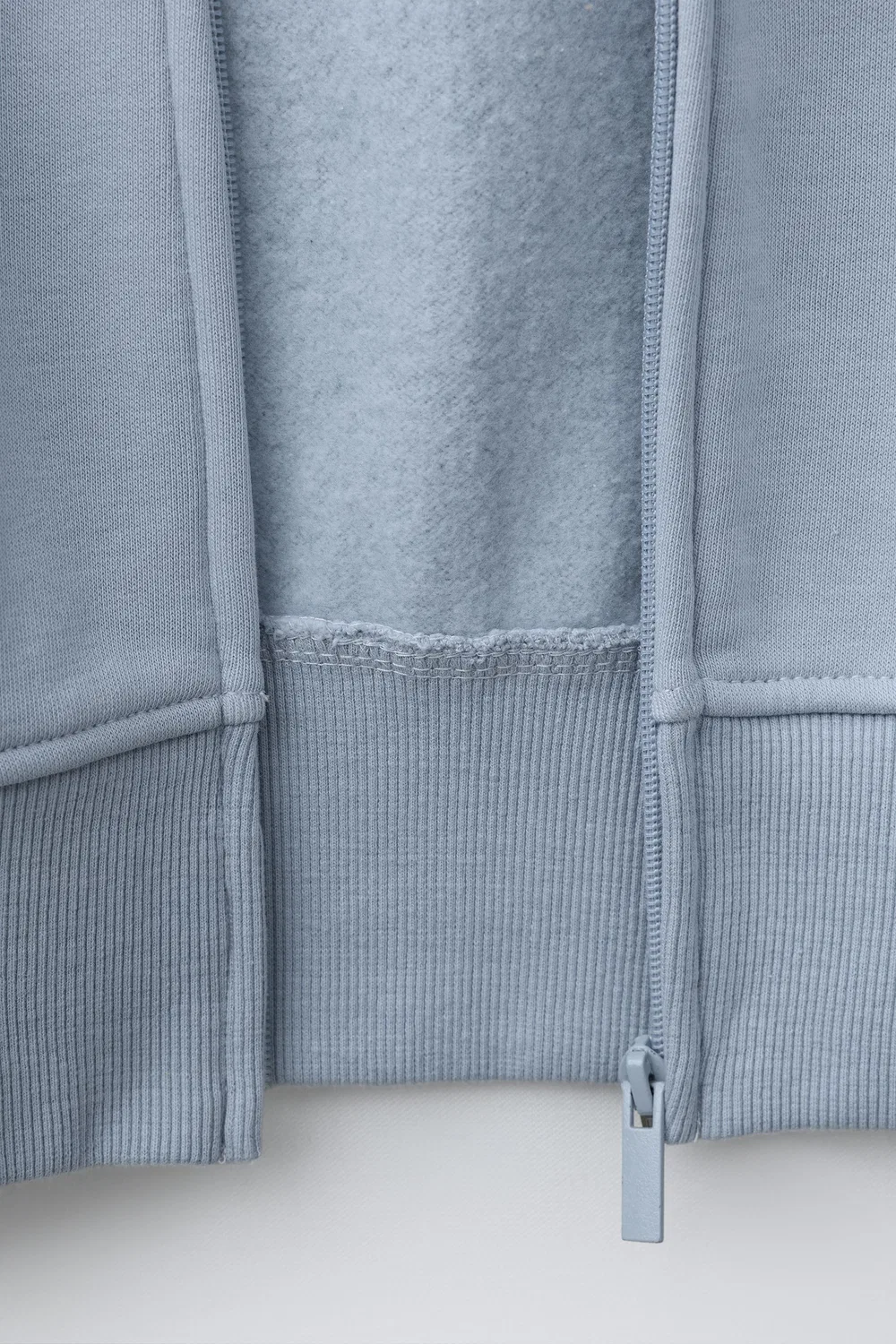 Плюшевая толстовка ZARA, Light Blue — фото 4