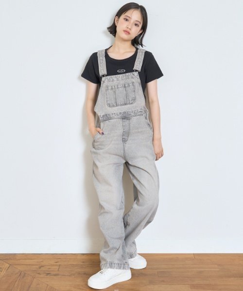 Джинсовый комбинезон Lovetoxic, Light Gray