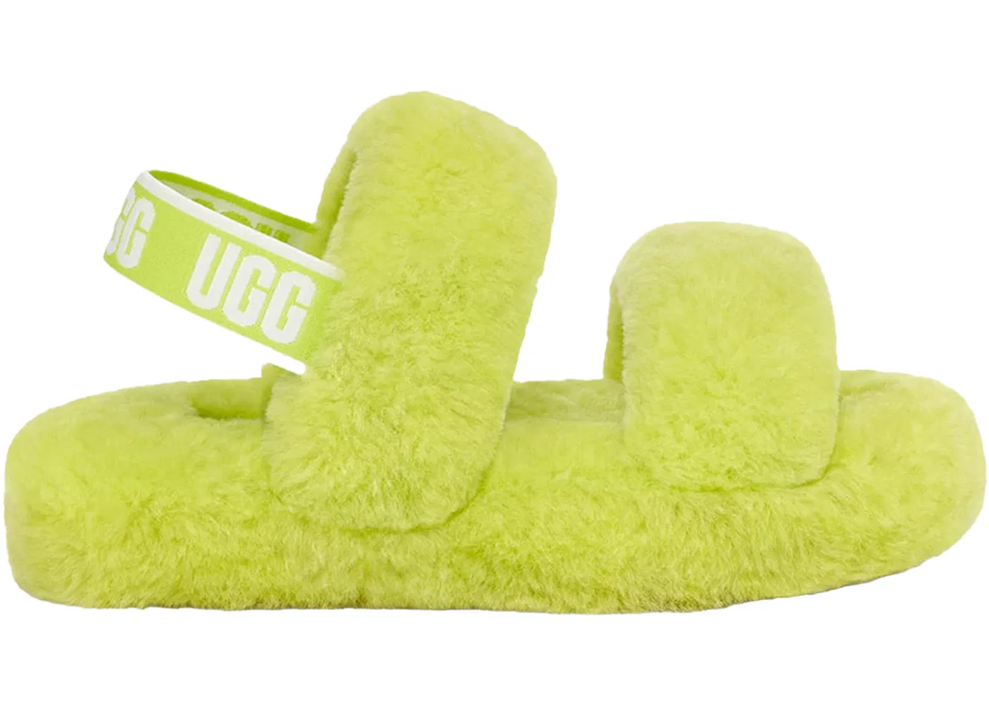 Детские тапочки с принтом UGG Oh Yeah Slipper, Sulfur