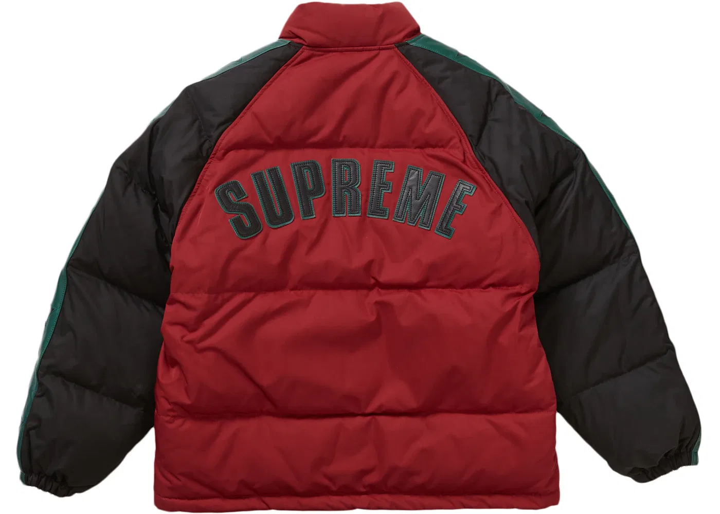 Мужская пуховая куртка с принтом звезд Supreme, Red — фото 3