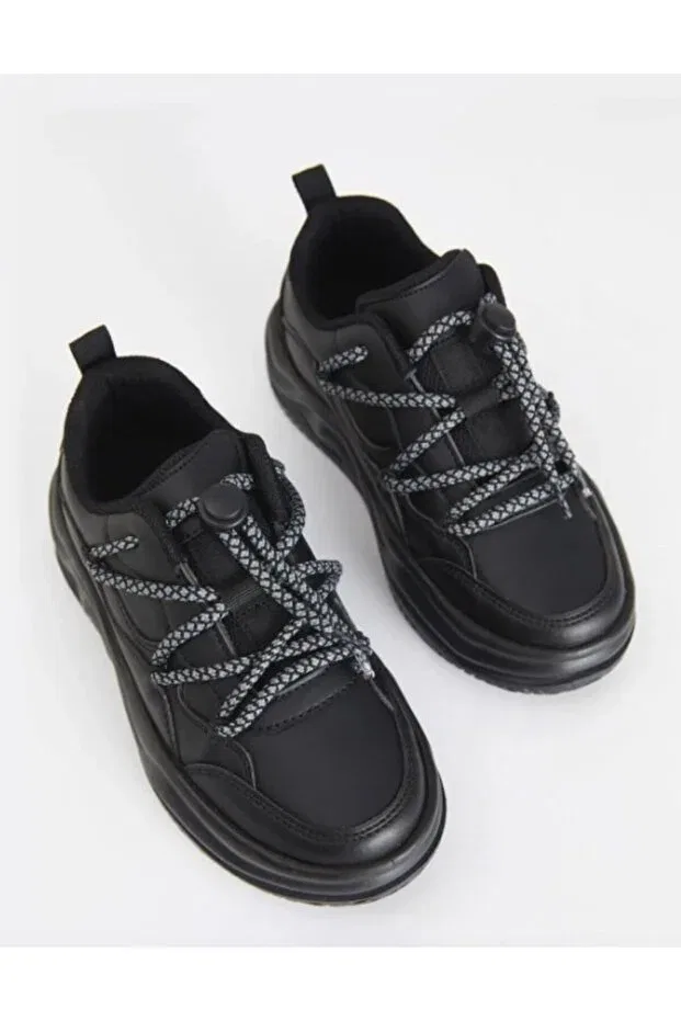 Детские туфли для девочек из искусственной кожи с детским принтом Vicco, Black