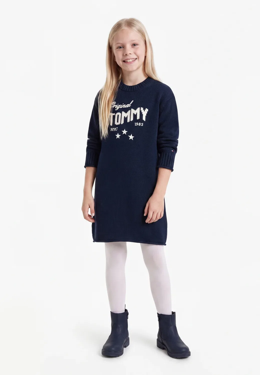 Платье-Свитер Tommy Star - платье-джемпер Tommy Hilfiger, Dark Blue