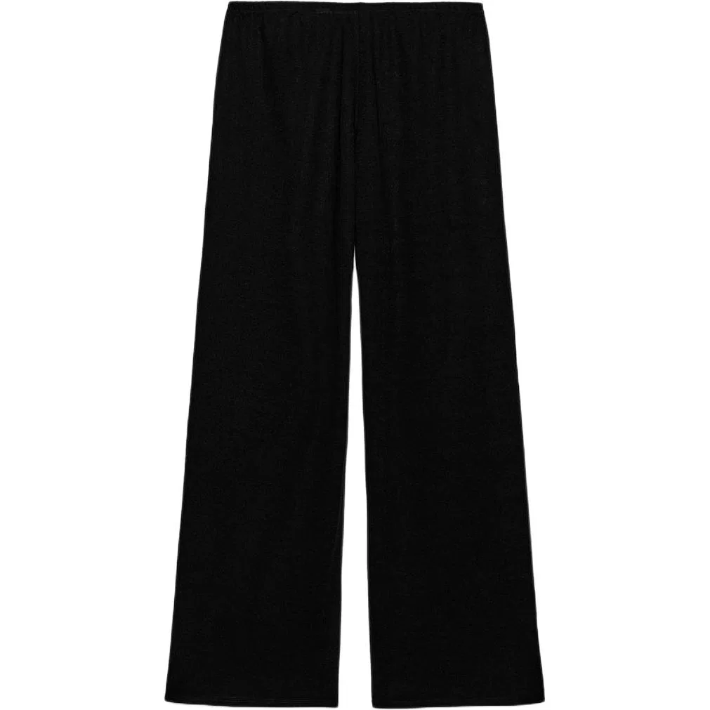 Женские брюки Casual с заниженной талией, ZARA, Черный — фото 3