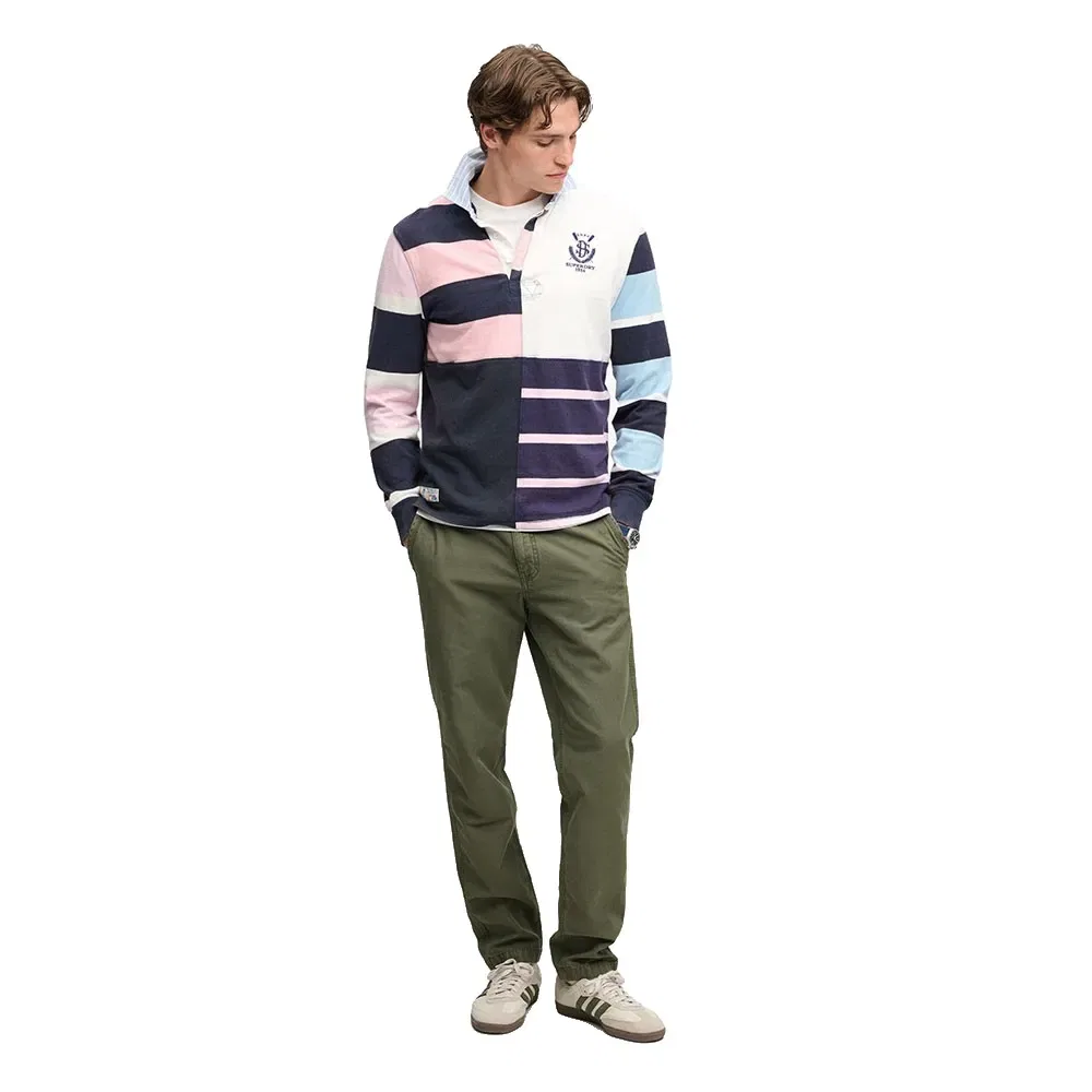 Мужские зауженные чиносы Superdry, Green — фото 3