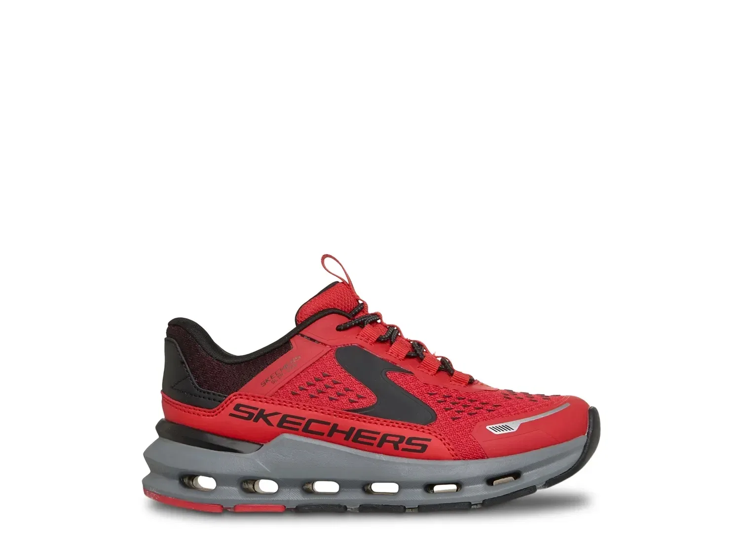 Слипоны Glide-Step Plus Vista-Lane Skechers, красный/черный — фото 4