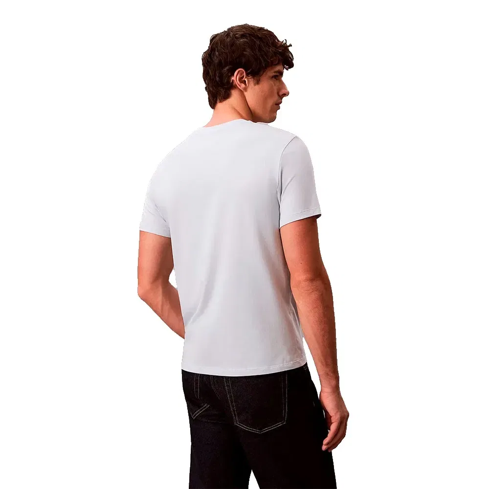 Футболка с коротким рукавом Slim Fit Liquid Touch Calvin Klein, белый — фото 2