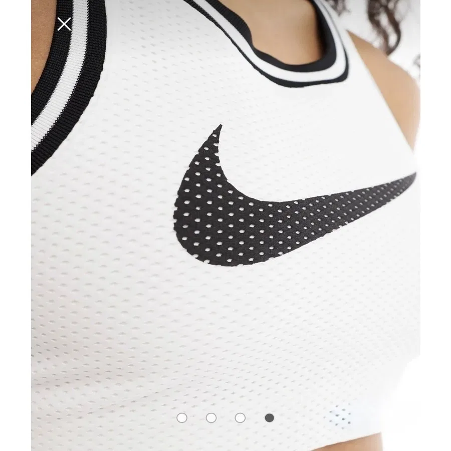 Спортивный бюстгальтер с легкой поддержкой Dri-FIT Light-Support Padded Jersey Sports Training, Nike, Белый — фото 3