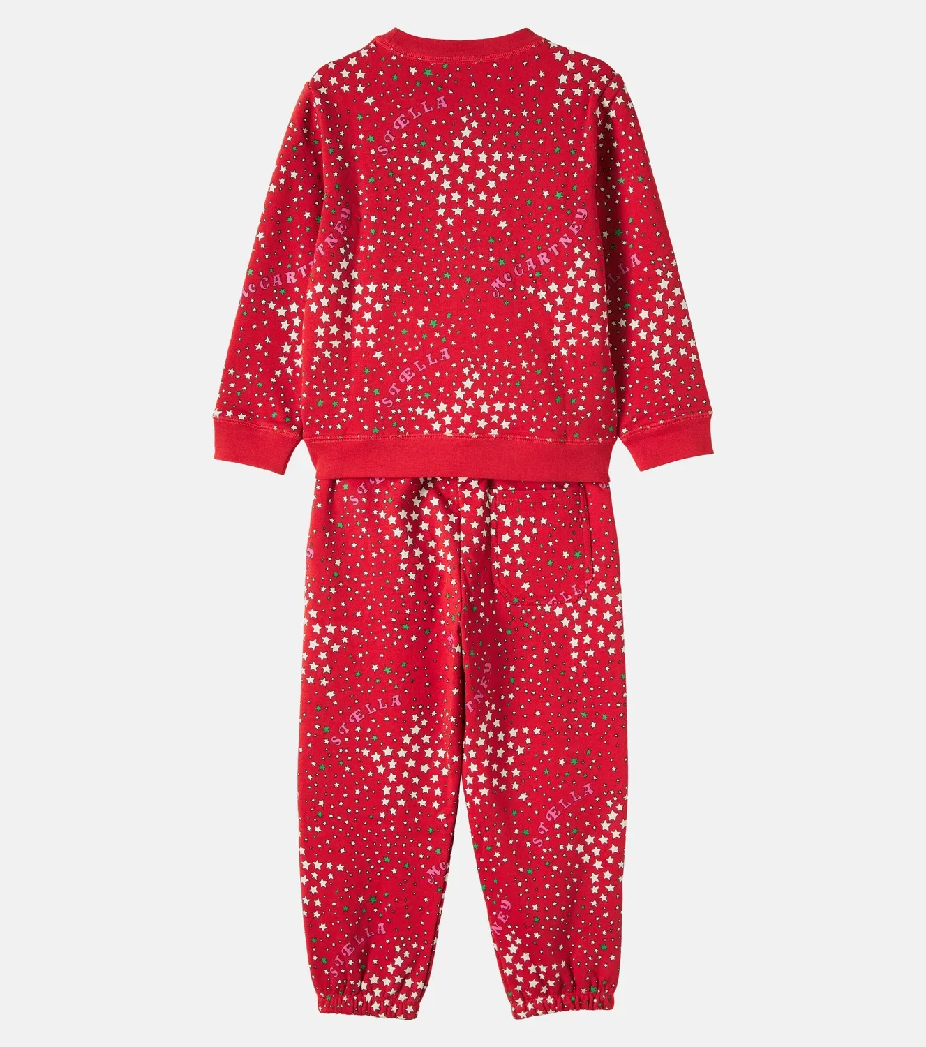 Комплект из двух предметов с принтом Stella Mccartney Kids, красный — фото 3