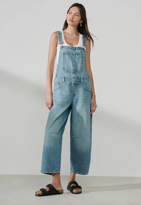 Комбинезон джинсовый Dungarees Next, light blue, светло-голубой