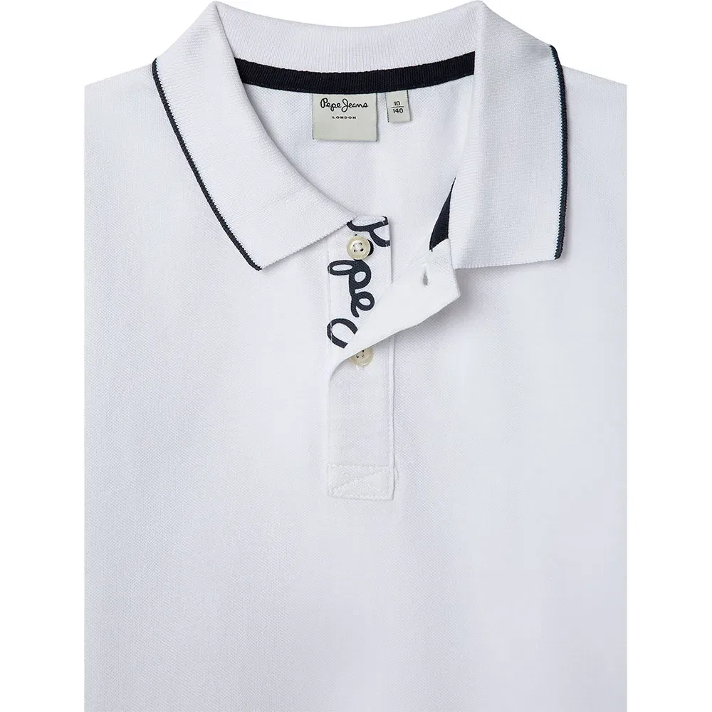 Пикейная рубашка поло с коротким рукавом Hayden Pepe Jeans, белый — фото 3