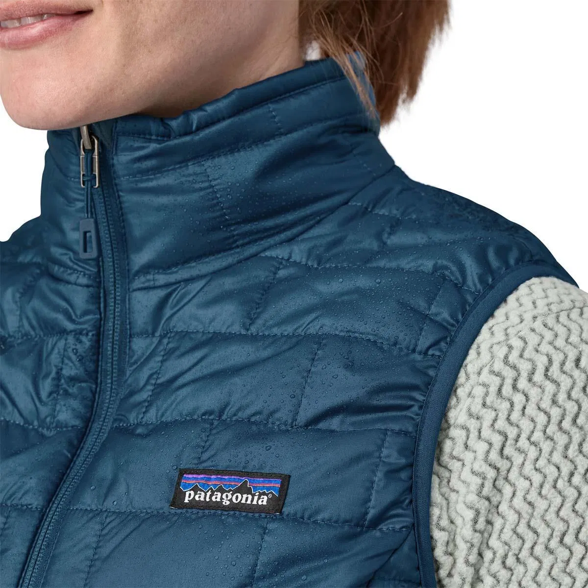 Жилет утепленный с капюшоном Patagonia Nano Puff, Lagom Blue — фото 4