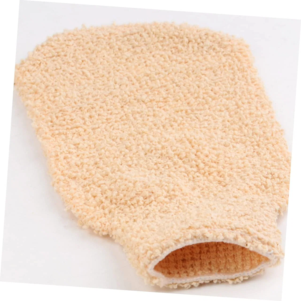 Пилинг-перчатки из бамбукового волокна, 2 шт, 21x12x1 см, Beige Minkissy — фото 4