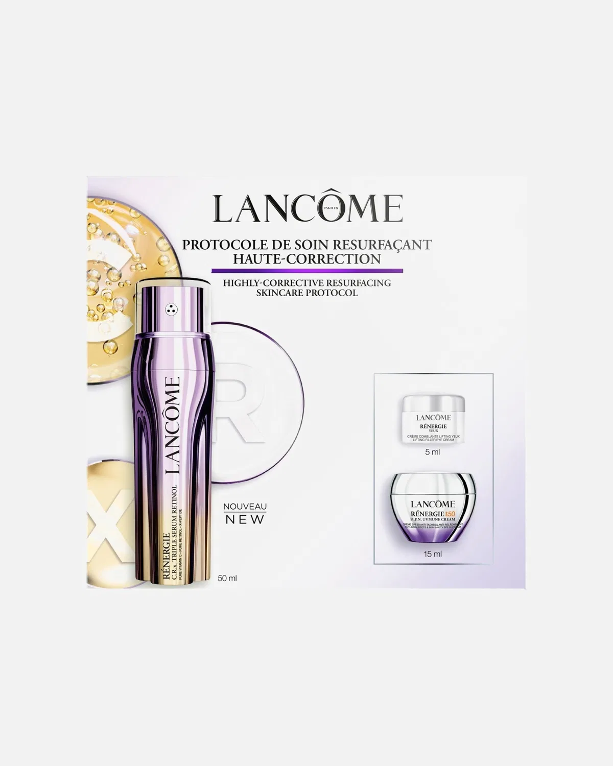 Набор для ухода за лицом Rénergie Triple Serum Lancôme, 50 Ml