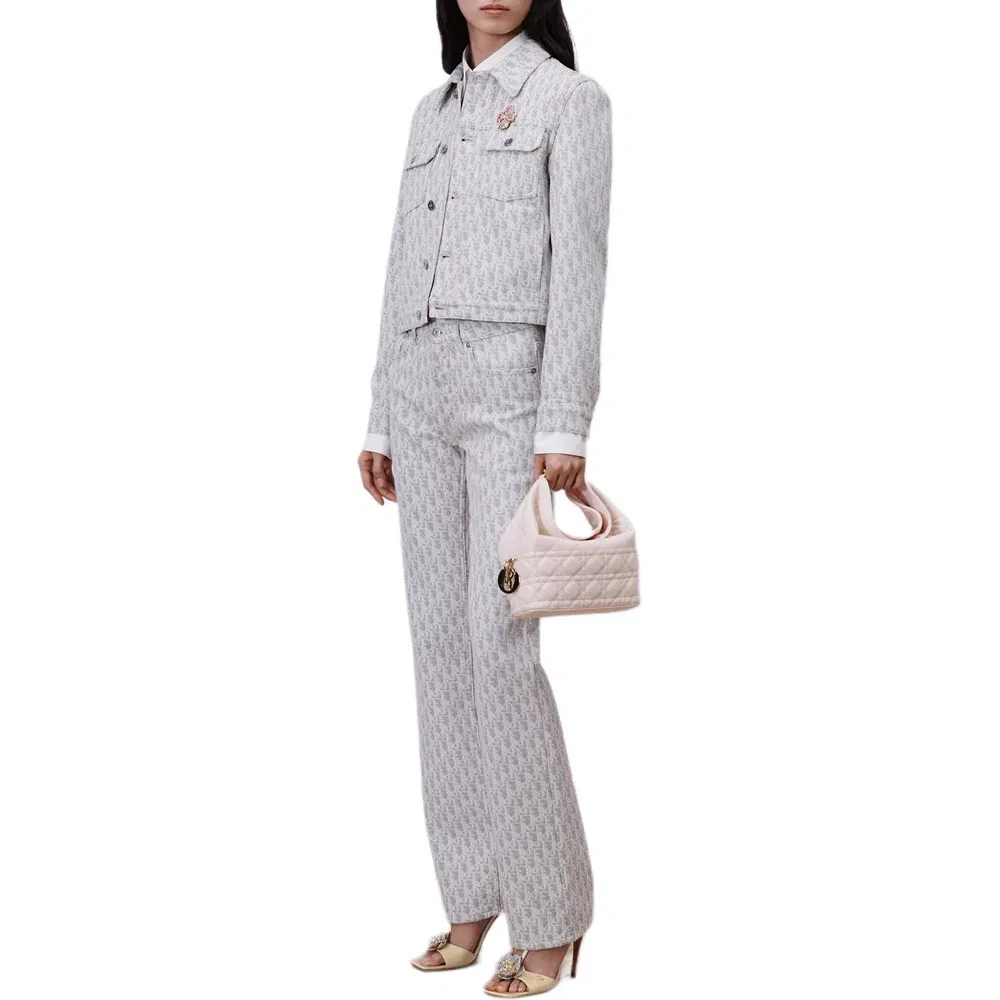 Женские джинсы с косым кроем Gray DIOR, Gray — фото 4