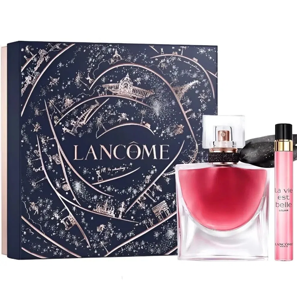 Женский набор парфюмерной воды La Vie Est Belle L'Elixir 50 мл + 10 мл Lancome