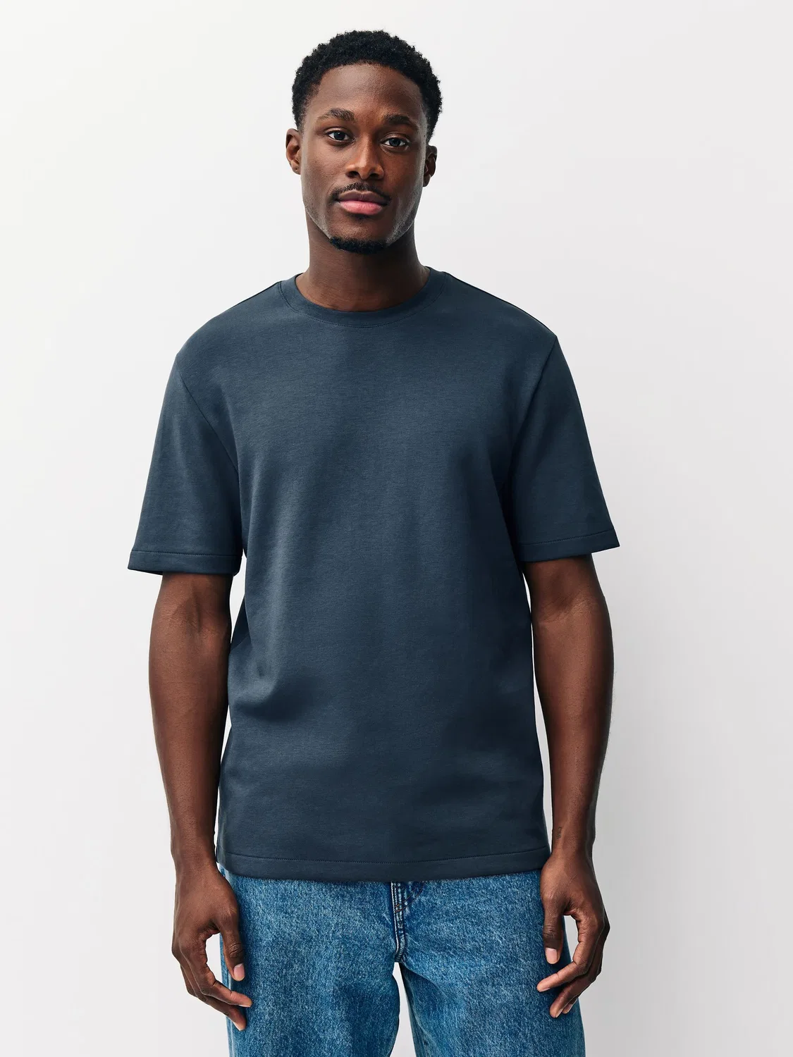 Футболка свободного кроя, тяжелая ткань, Grey Slate Next