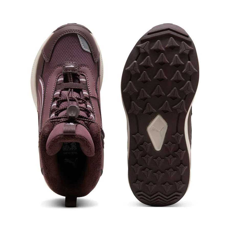 Снежные ботинки PUMA 'Evolve 20' красного цвета — фото 4