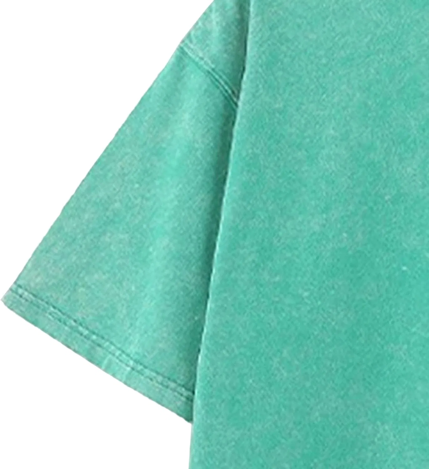 Мужская футболка оверсайз из тяжелого хлопка Vintage Tee, Green — фото 3