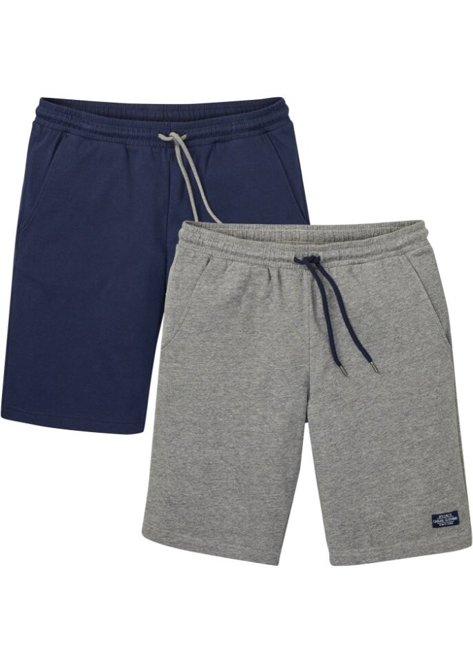 

Спортивные брюки sweat bermuda (2 шт) Bpc Bonprix Collection, синий