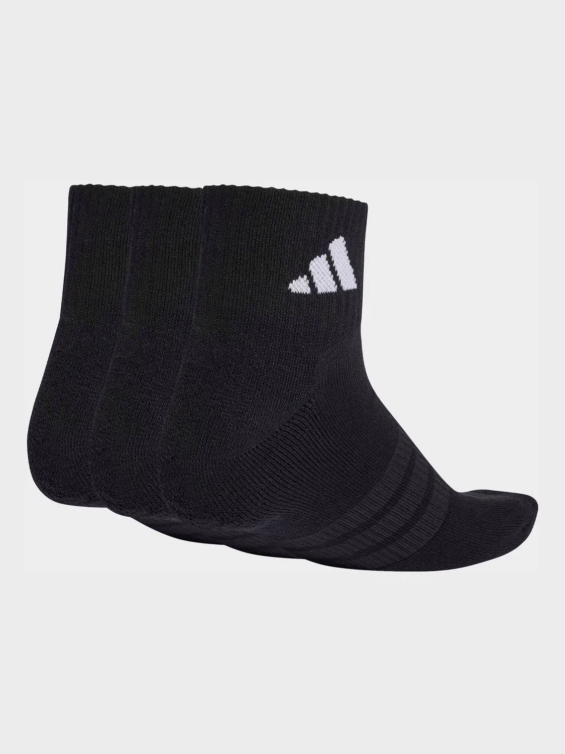 Носки спортивные Cushioned Essential Ankle Socks adidas, черный — фото 2