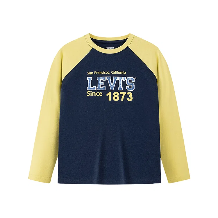 Детская футболка с круглым вырезом Levi's Pre School T Shirts, Dark Indigo