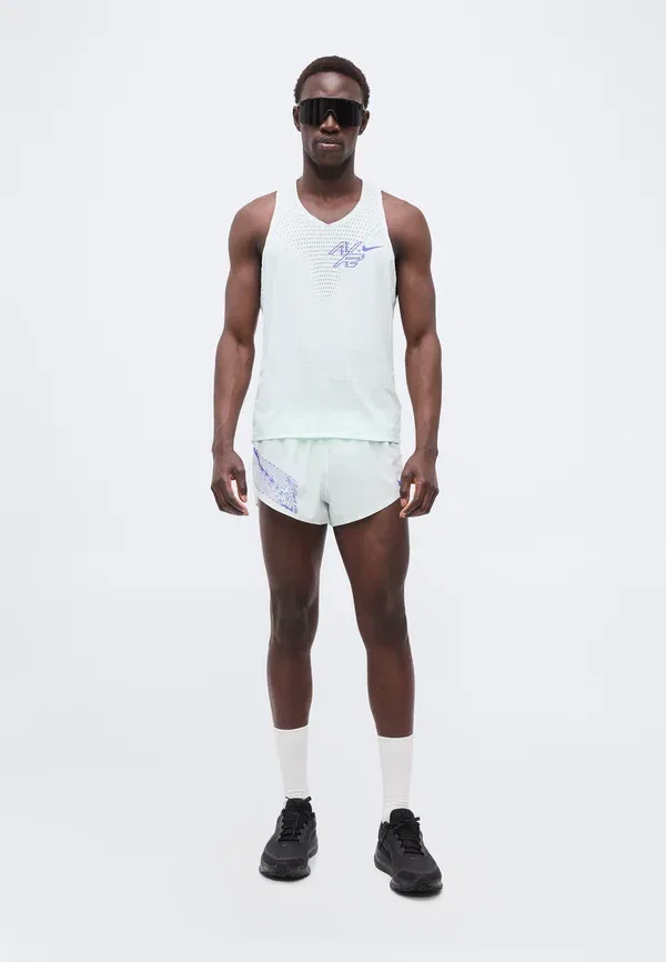 Топ дышащий Aeroswift Nike Performance Barely Green, Lapis, зеленый — фото 2