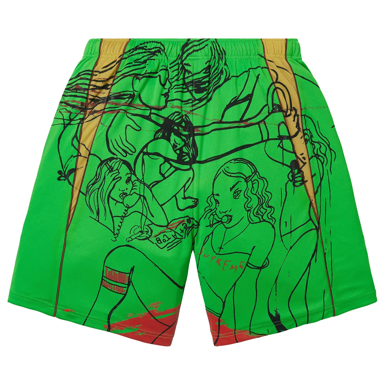 Шорты x Rita Ackermann Supreme, Green — фото 2